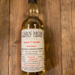 Carn Mor Benriach 2010 Hogshead 7 y.o. stricly limited