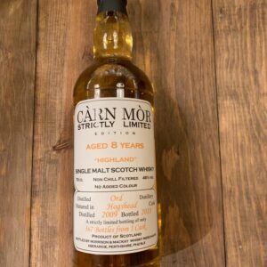 Carn Mor Glen ord 8 y.o. Hogshead 2009