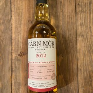 Carn Mor Glen Moray 6 y.o. 2012 Strictly limited Sherry butt