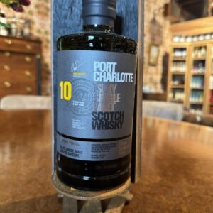 Port Charlotte 10 Y.O. heavily peated 50% alcohol vol. bruichladdich